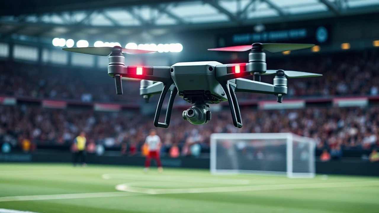 The Role of Drones in Capturing Live Football Matches