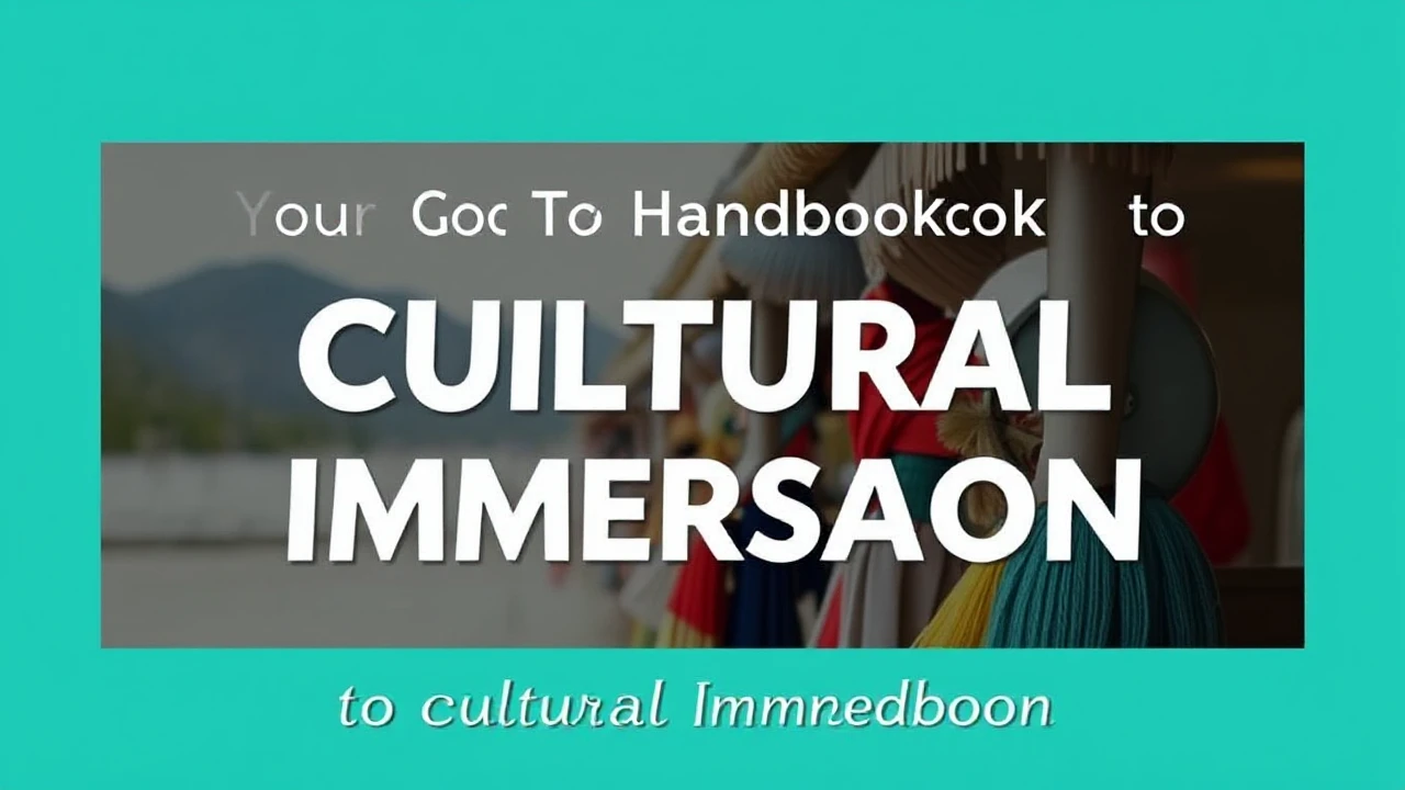 Your Go-To Handbook to Cultural Immersion: Embracing Local Traditions While Traveling