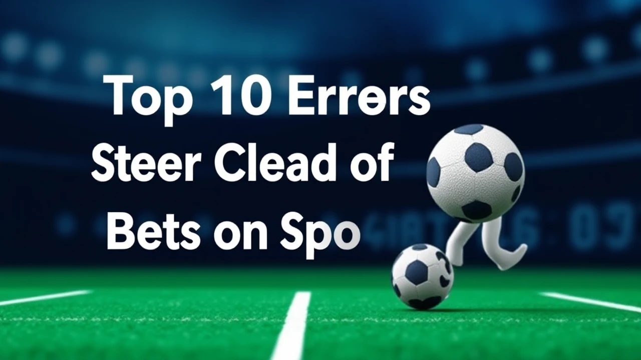 Top 10 Errors to Steer Clear of When Placing Bets on Sportsbooks