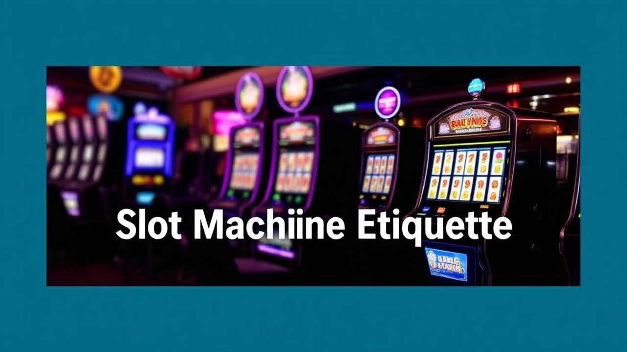 The Dos and Don'ts of Slot Machine Etiquette to Remember
