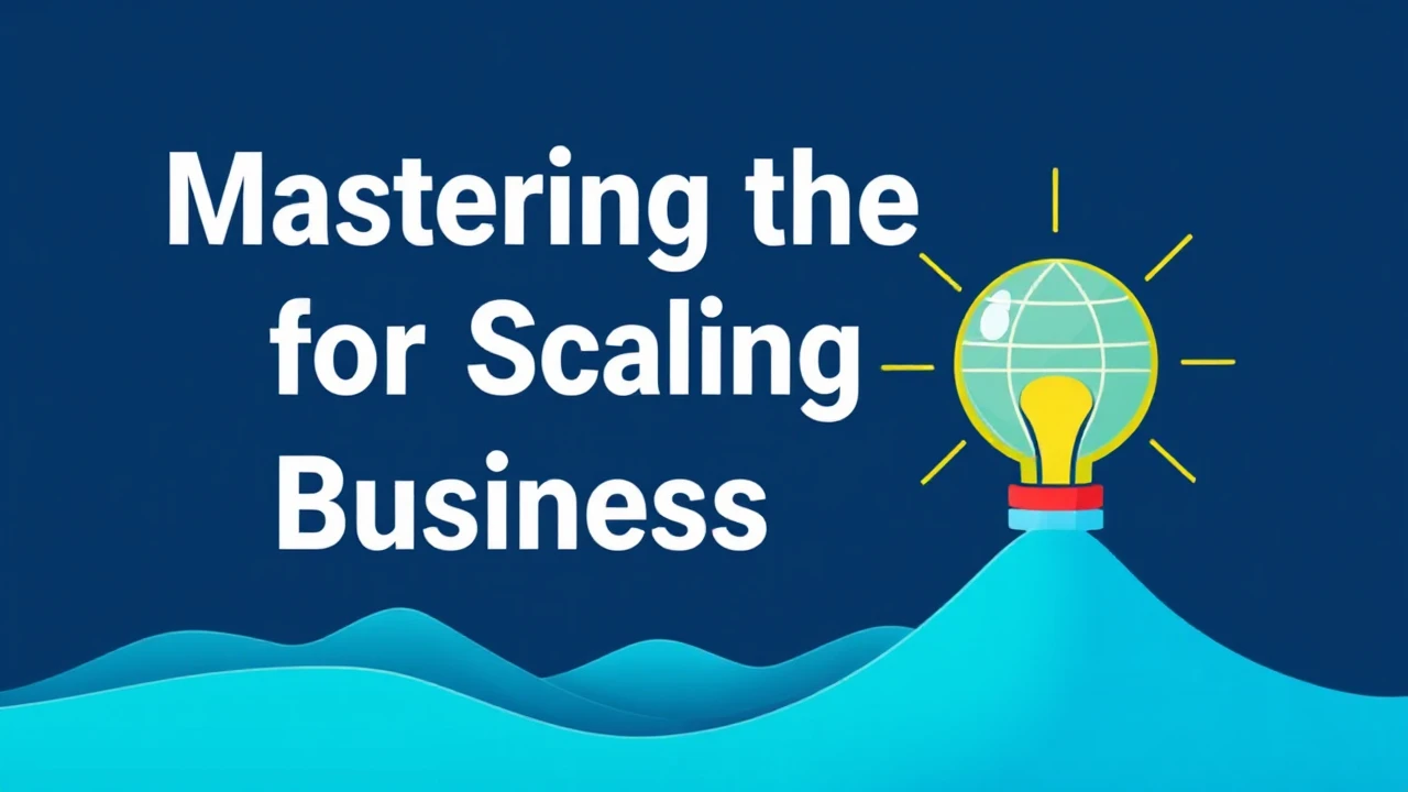 Mastering the Art for Scaling Your Business in 2022