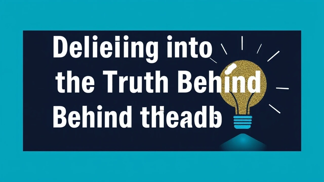 Delving into the Truth Behind the Headlines: Diving into the Stories That Truly Count