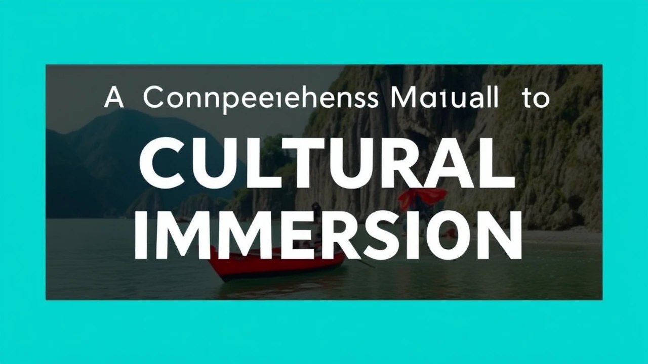 A Comprehensive Manual to Cultural Immersion: Embracing Local Traditions While Traveling