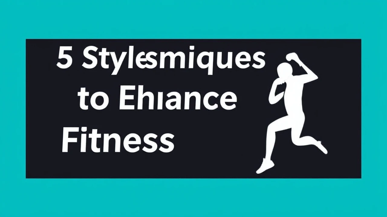 5 Stylish Techniques to Enhance Your Fitness Lifestyle