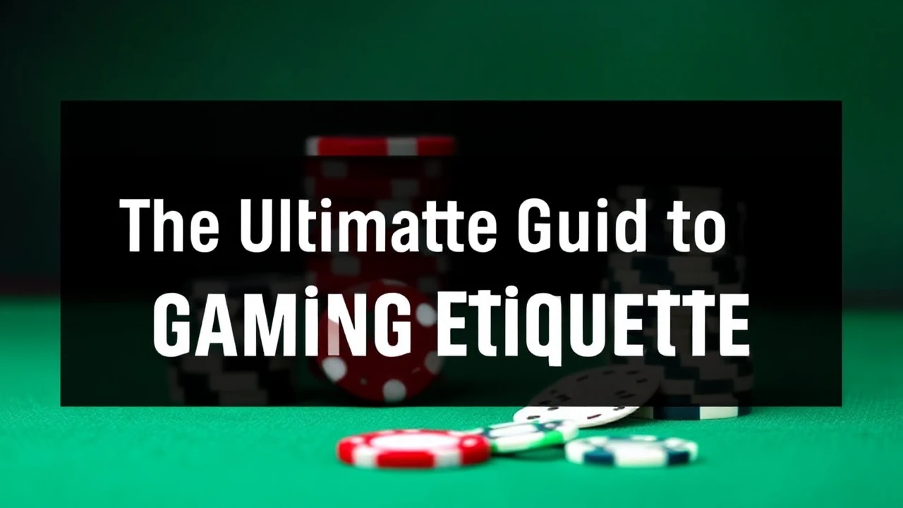 The Ultimate Guide to Gaming Etiquette