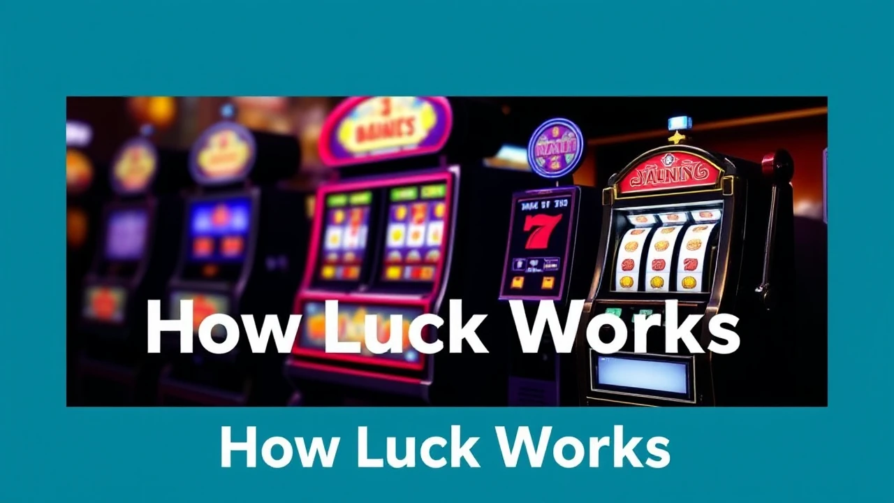 Understanding the World of Slot Machines: How Luck Works