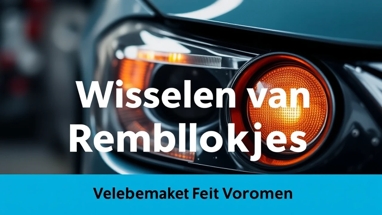 Het Wisselen van Remblokjes: Veelgemaakte Fouten Voorkomen