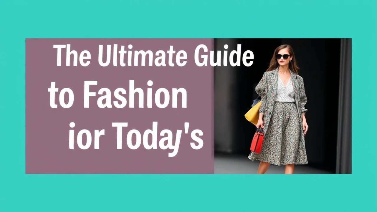 The Ultimate Guide to Fashion Trends for Today's Woman