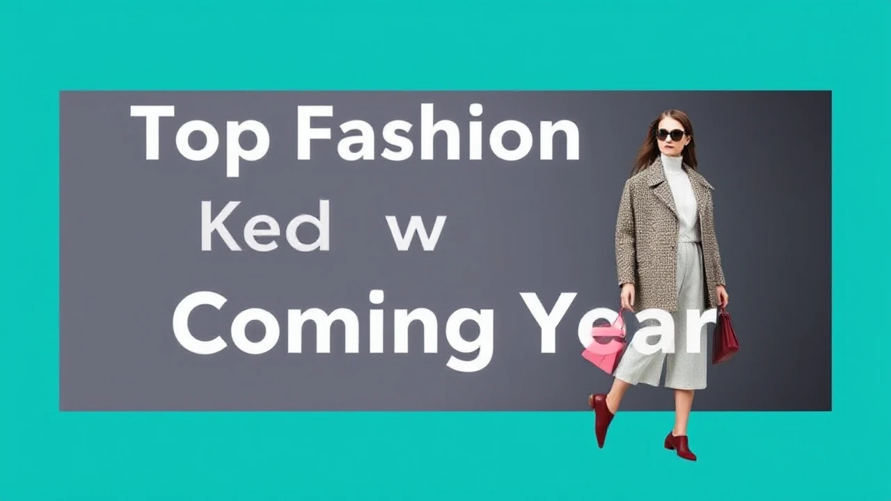 Top Fashion Trends to Keep an Eye on in the Coming Year