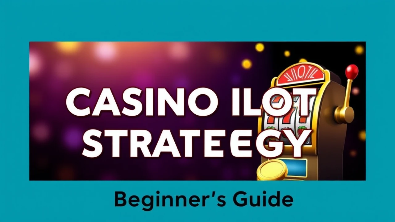 Perfecting the Art of Casino Slot Strategy: A Beginner's Guide