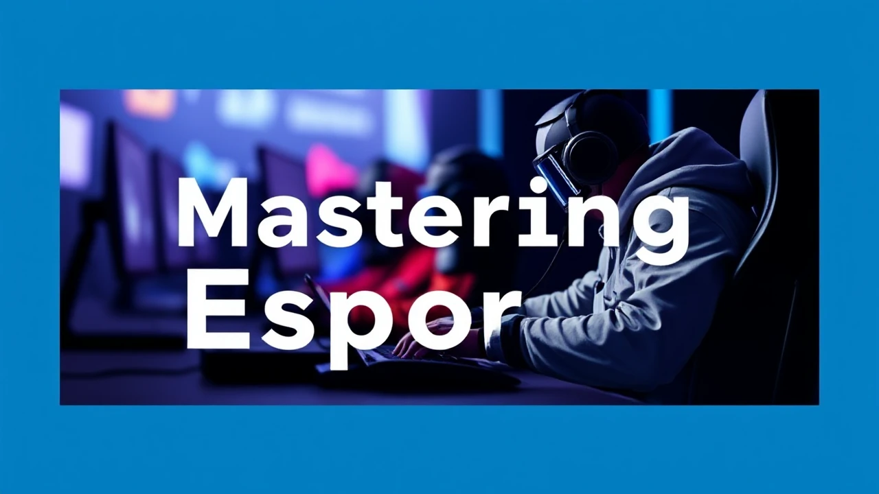 Mastering Esports: An Amateur's Guide to Ruling the Game