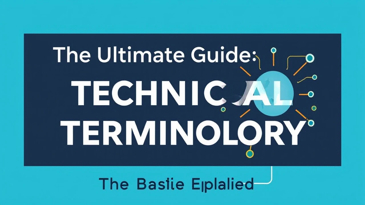 The Ultimate Guide Technical Terminology: The Basics Explained