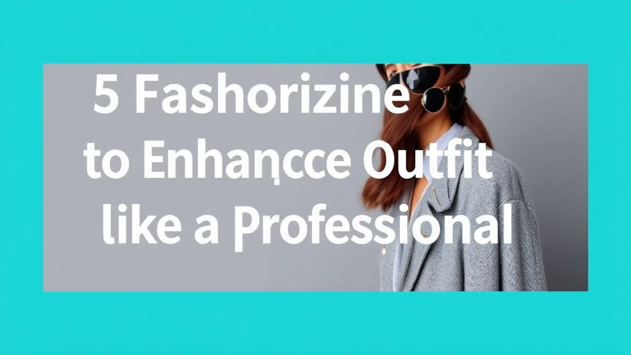 5 Fashionable Techniques to Enhance Your Outfit Like a Professional