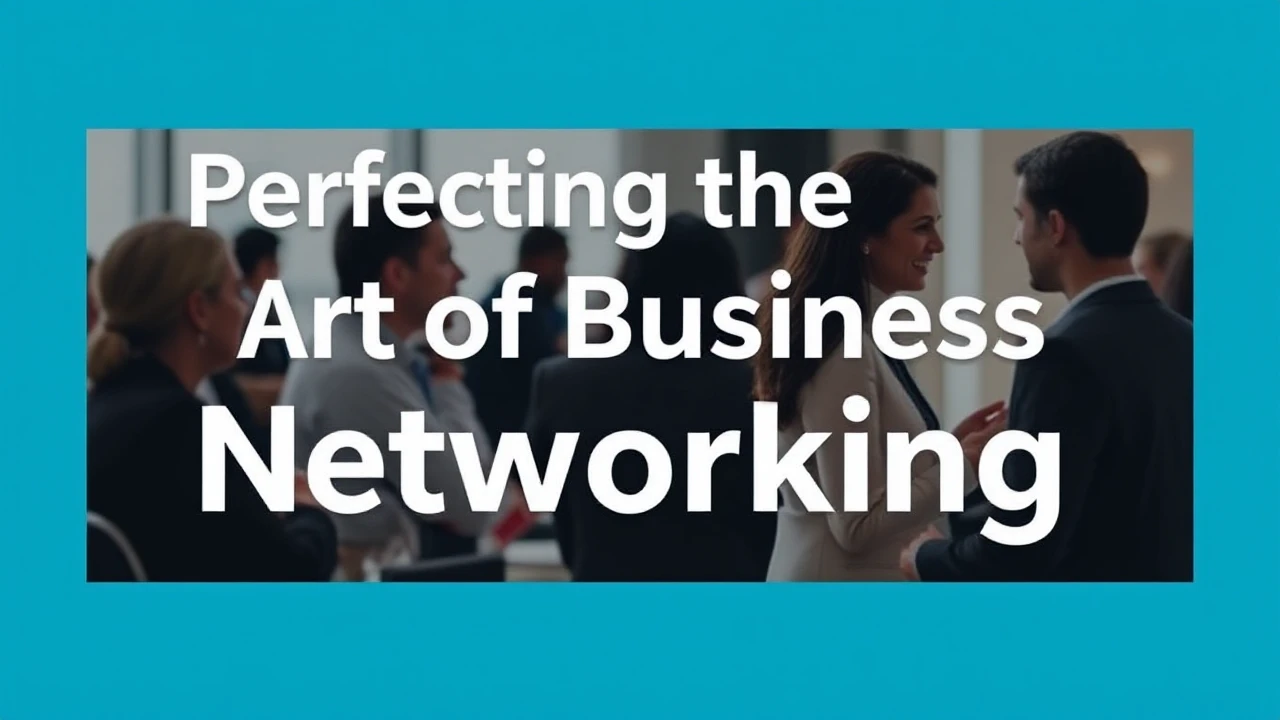 Perfecting the Art of Business Networking: A Detailed Guide