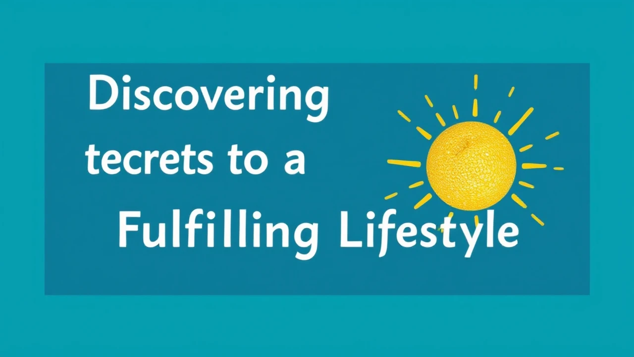 Discovering the Secrets to a Joyful and Fulfilling Lifestyle