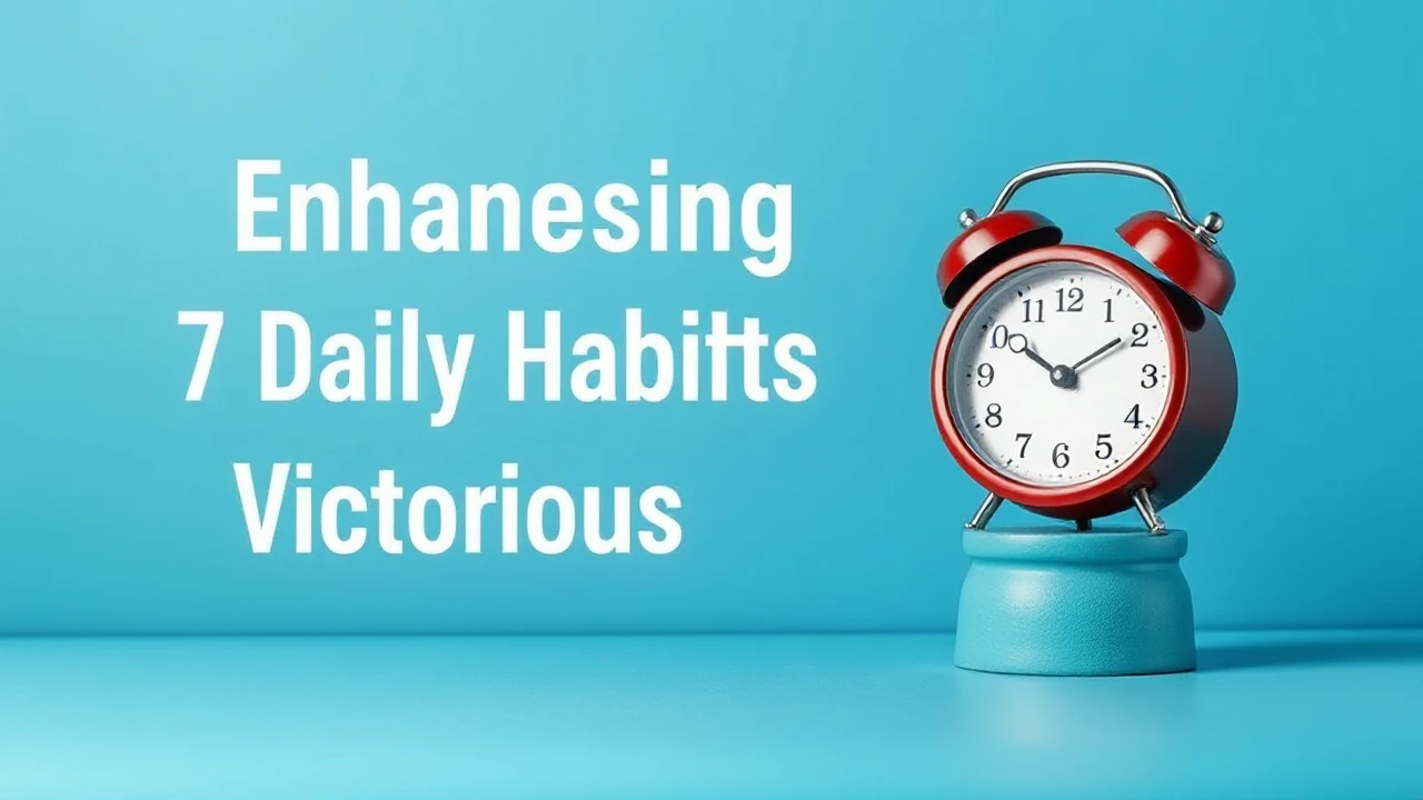 Enhancing Efficiency: 7 Daily Habits of Victorious Individuals