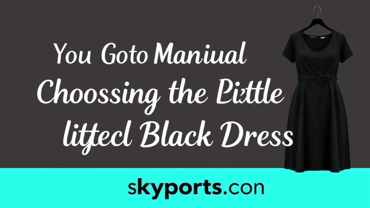 Your Go-To Manual of Choosing the Perfect Little Black Dress