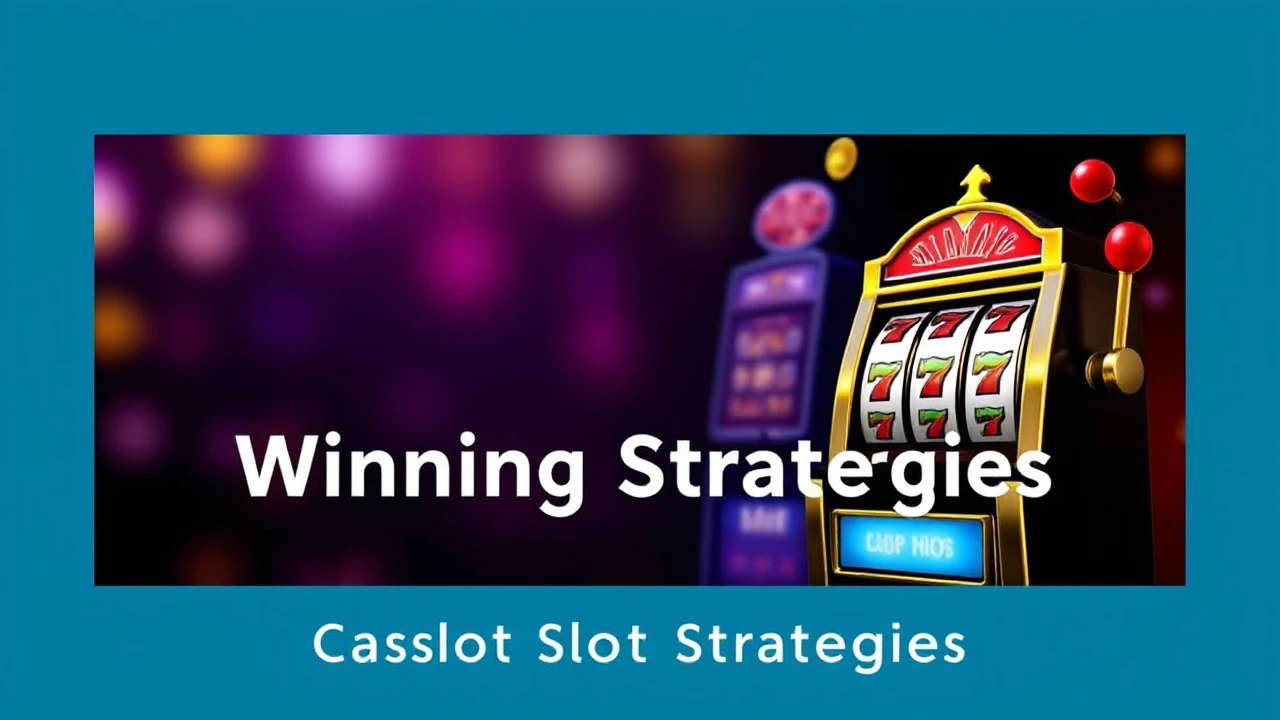 Boost Your Chances: Casino Slot Winning Strategies