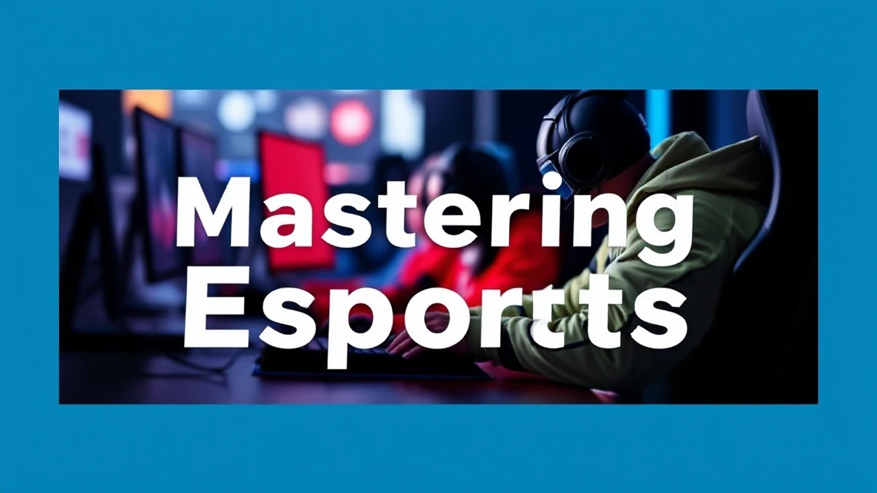 Mastering Esports: A Beginner's Guide to High-Level Gaming
