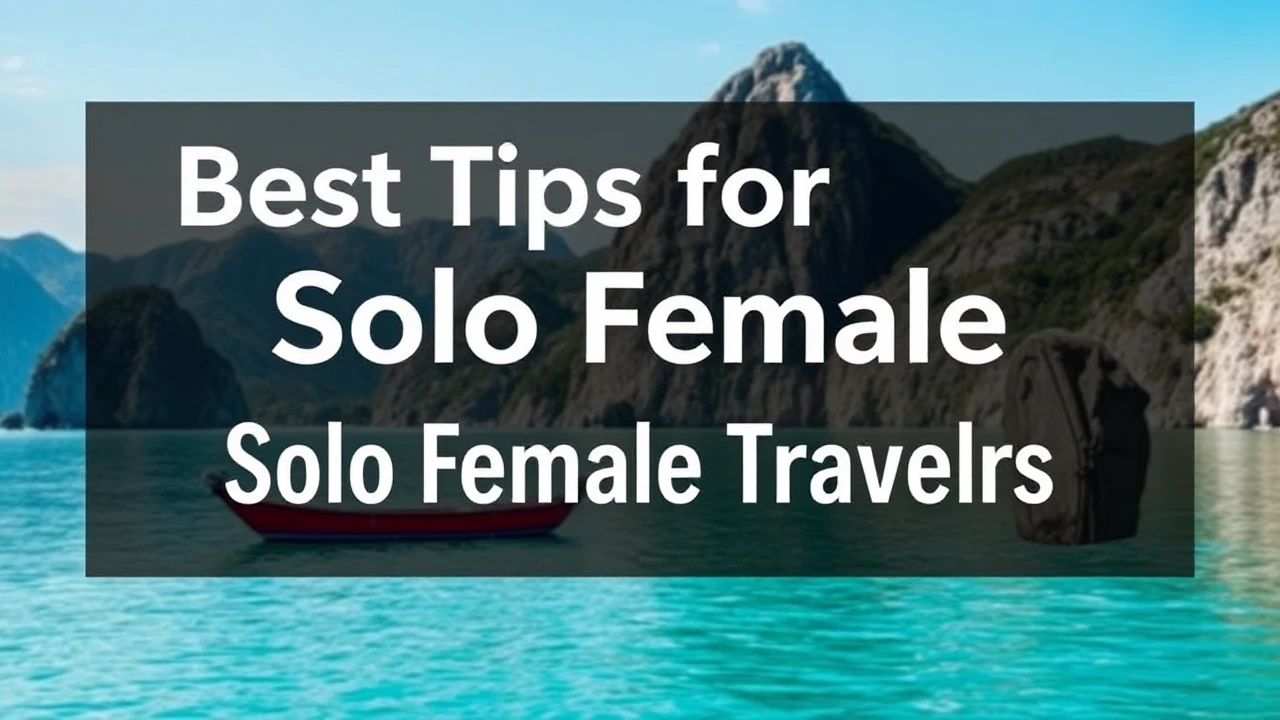 Best Tips for Solo Female Travelers: Staying Safe and Empowerment