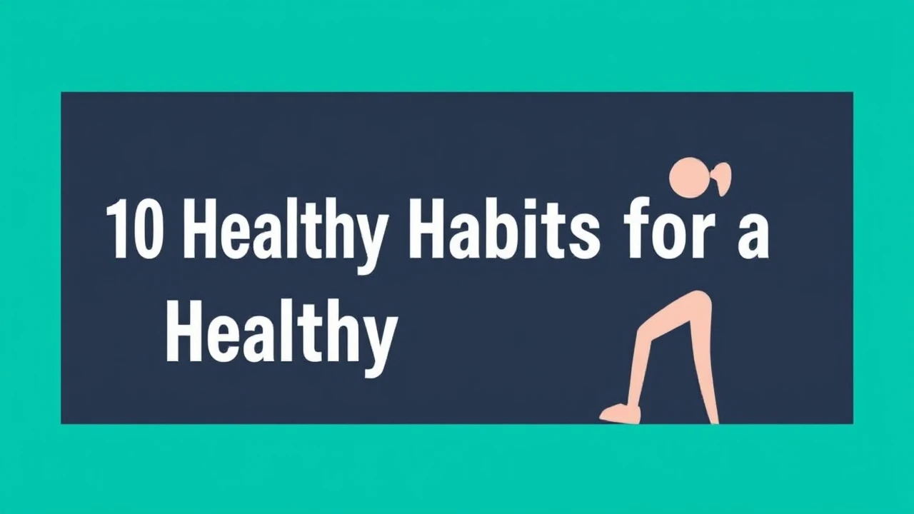Essential 10 Healthy Habits for a Healthy Body and Mind