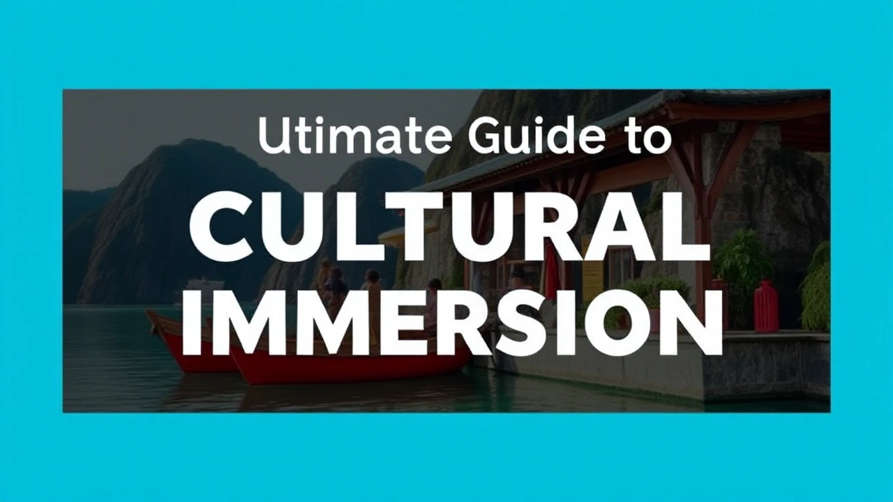 The Ultimate Guide to Cultural Immersion: Embracing Local Traditions While Traveling
