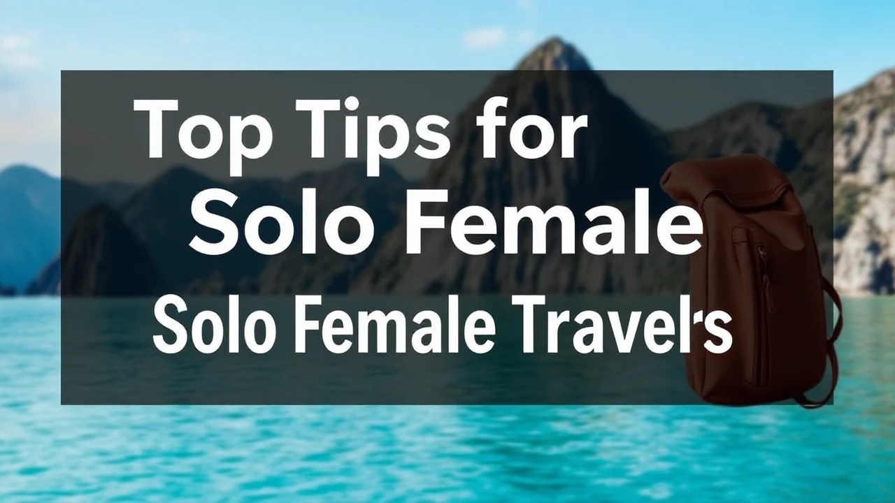 Top Tips for Solo Female Travelers: Ensuring Safety and Empowerment