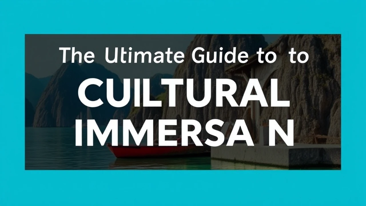 The Ultimate Guide to Cultural Immersion: Embracing Local Traditions While Traveling