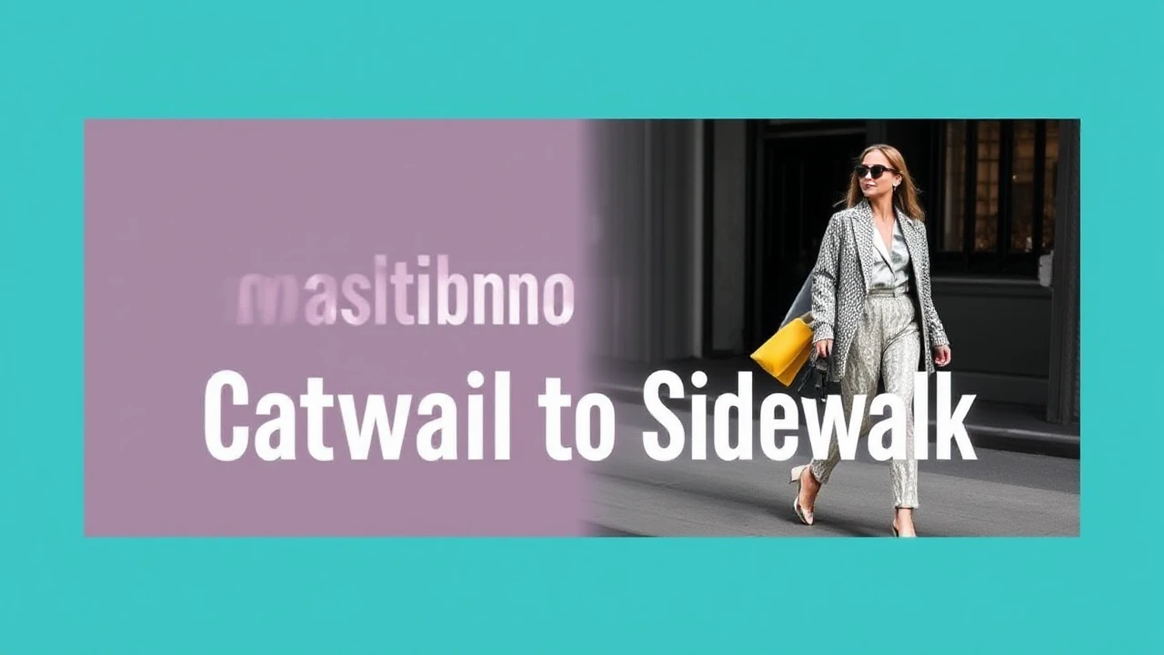 Decoding Fashion: Transitioning from Catwalk to Sidewalk
