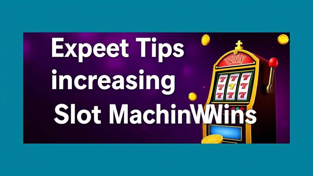 Expert Tips to Increasing Your Slot Machine Wins