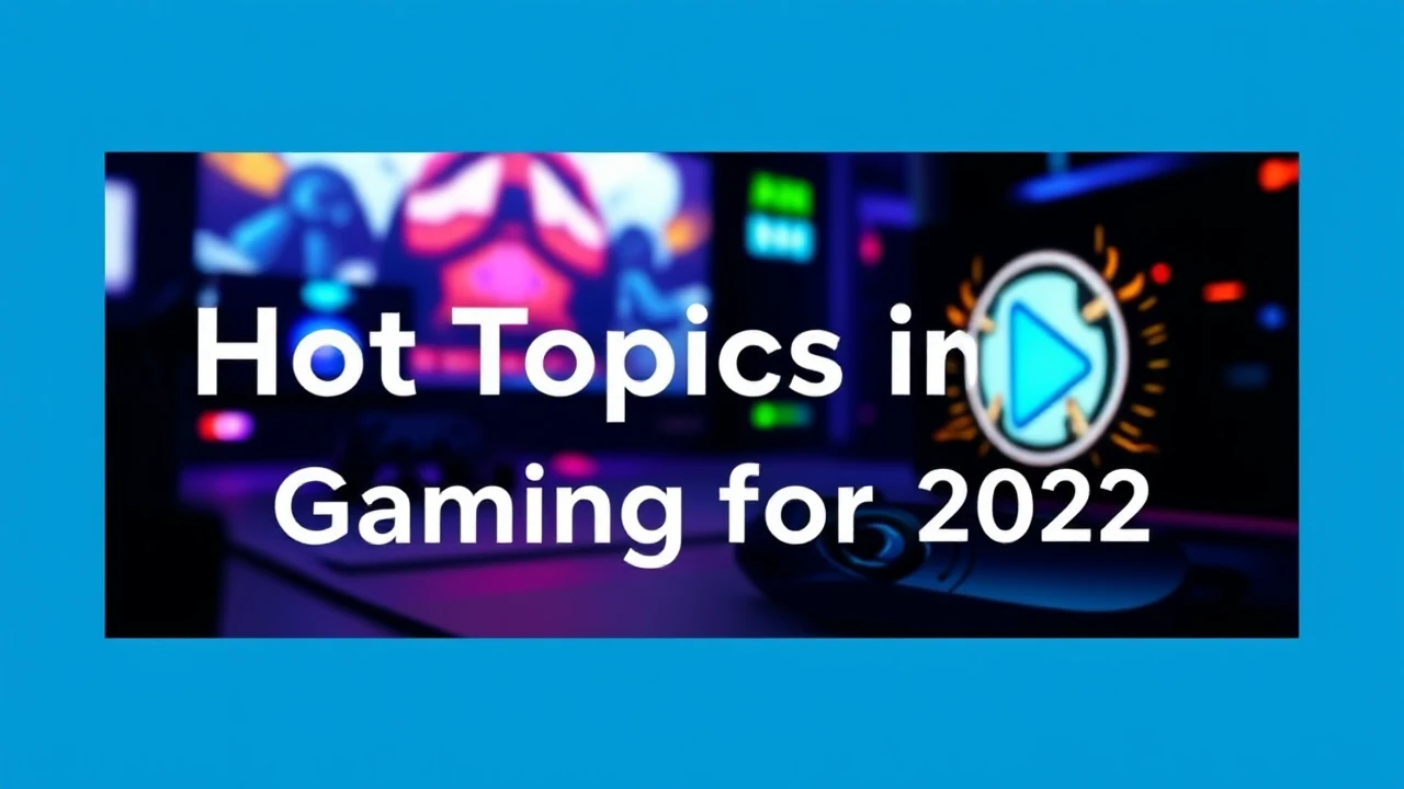 Hot Topics in Gaming for 2022