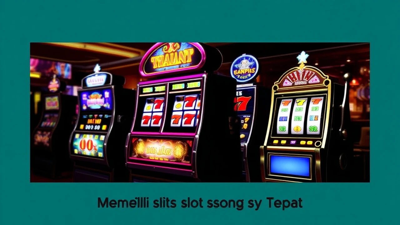 Panduan Rahasia Memilih Mesin Slot Casino yang Tepat