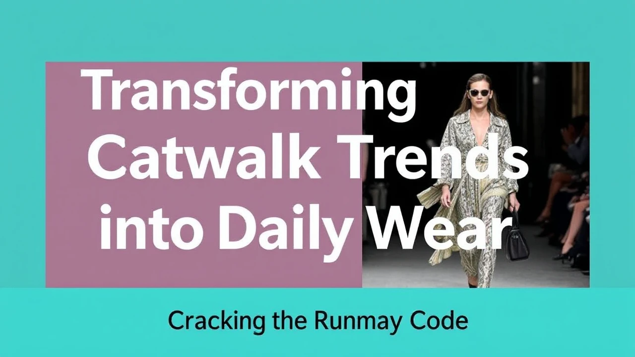 Transforming Catwalk Trends into Daily Wear: Style Guide