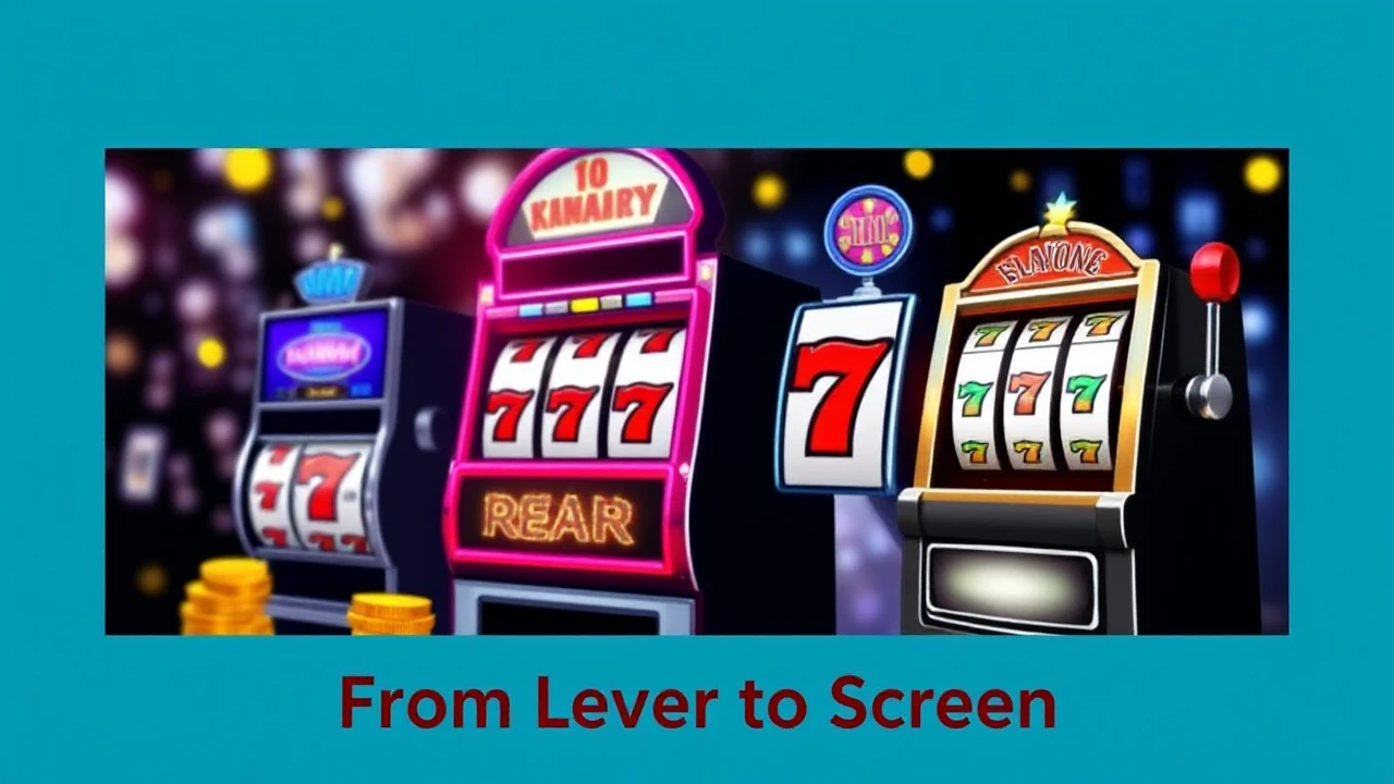 Exploring the Evolution of Online Slot Technology: From Lever to Screen