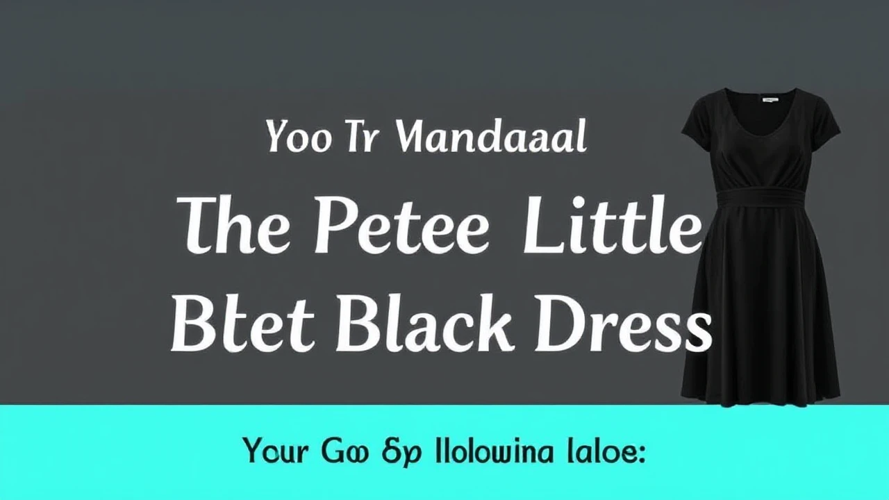 Your Go-To Manual of Selecting the Perfect Little Black Dress