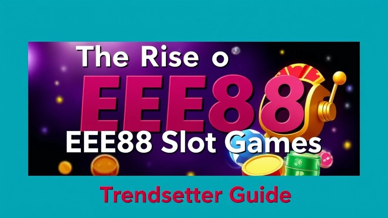 The Rise of EE88 Slot Games: A Trendsetter's Guide