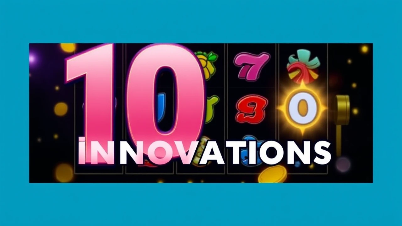 Revolutionizing the Industry: The Top 10 Slot Game Innovations