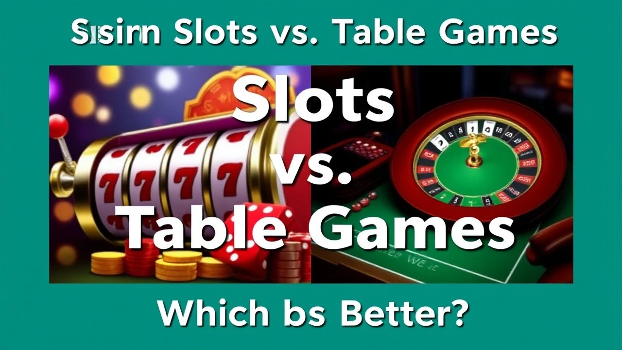 Casino Slots vs. Table Games: Which is Better?