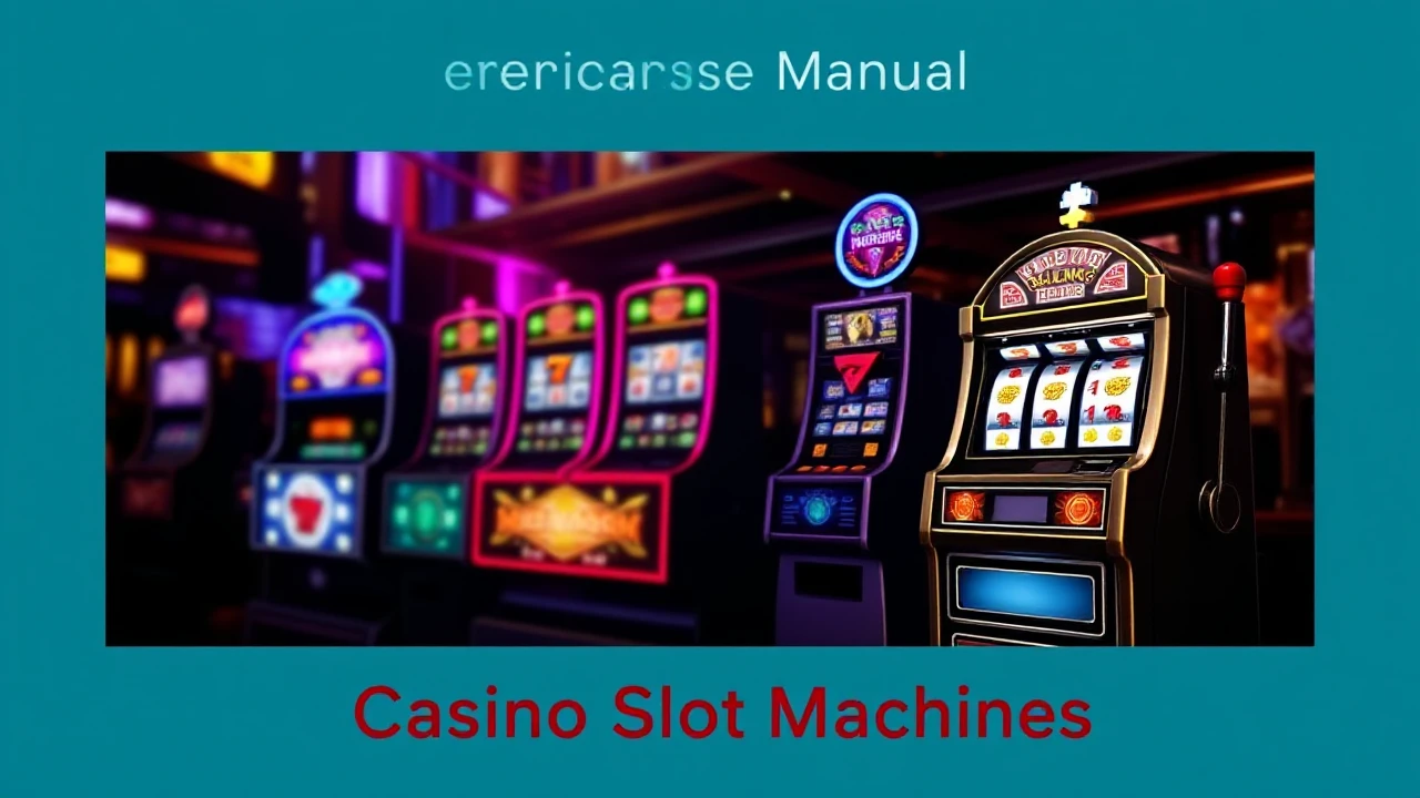 A Comprehensive Manual to Casino Slot Machines
