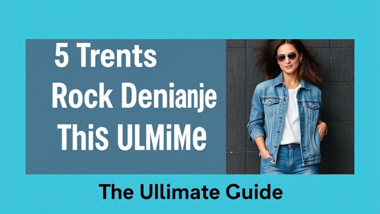 5 Trendy Tips to Rock Denim Jackets This Season: Your Ultimate Guide