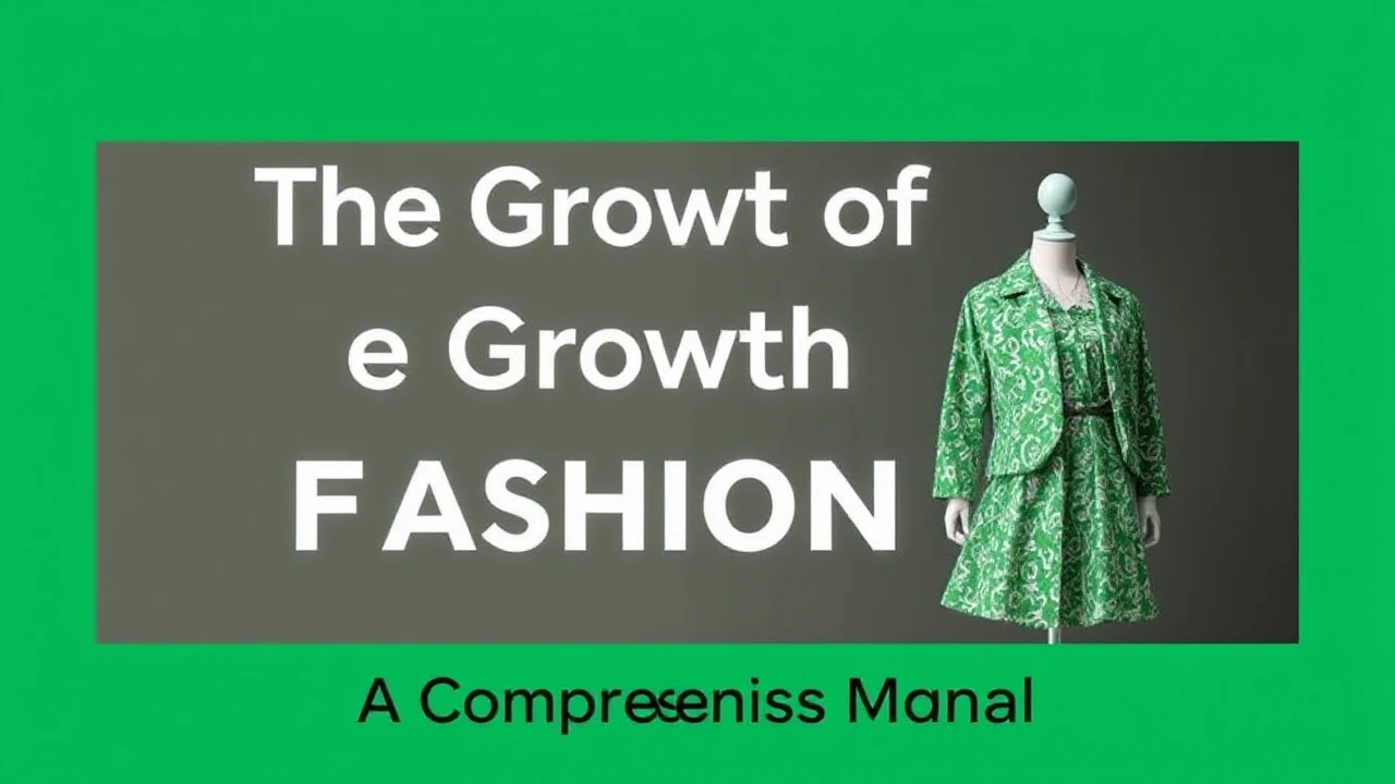The Growth of Green Fashion: A Comprehensive Manual