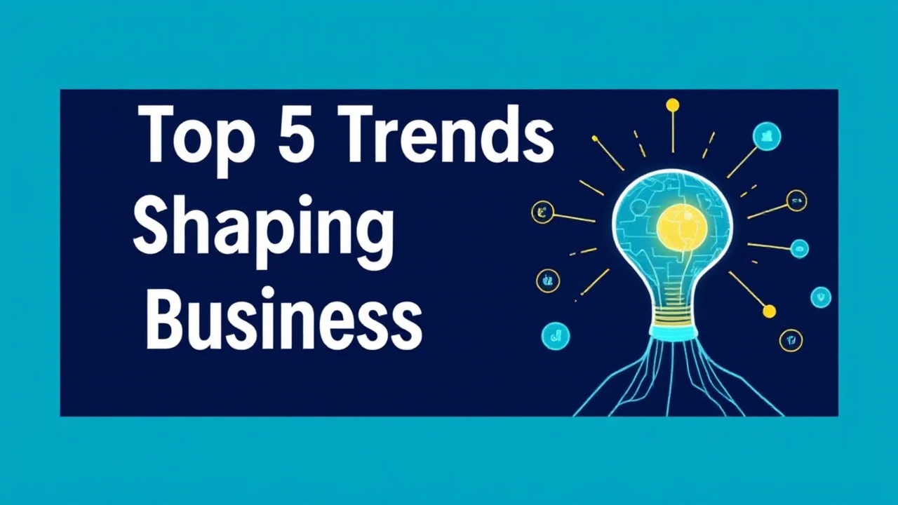 Delving into the Top 5 Trends Shaping the Future of Business Innovation