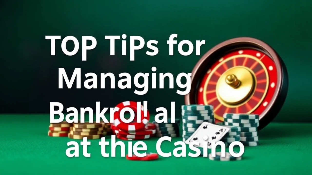 Top Tips for Managing Your Bankroll at the Casino