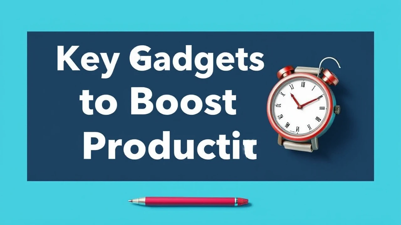 Key Gadgets to Boost Your Productivity