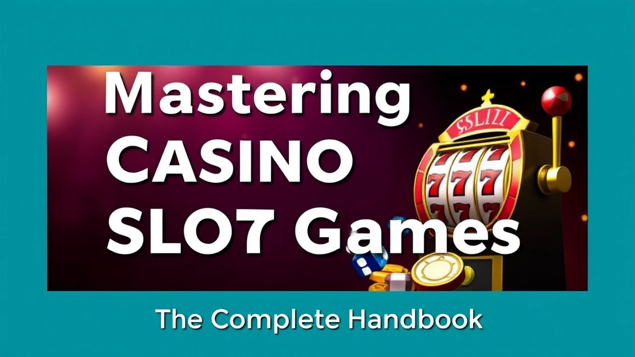 Mastering Casino Slot Games: Your Complete Handbook