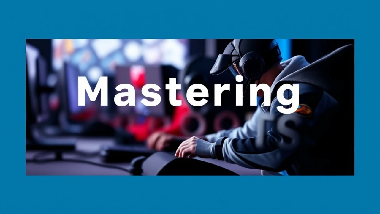 Mastering Esports: A Beginner's Introduction to Competitive Gaming