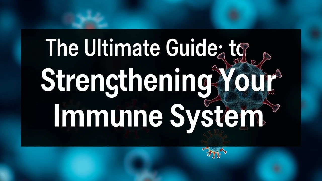 The Ultimate Guide to Strengthening Your Immune System: What You Need to Know