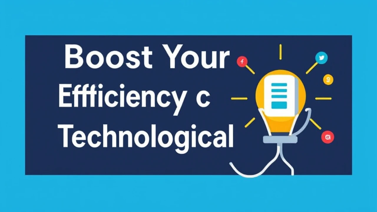 Boost Your Efficiency with These 10 Technological Hacks