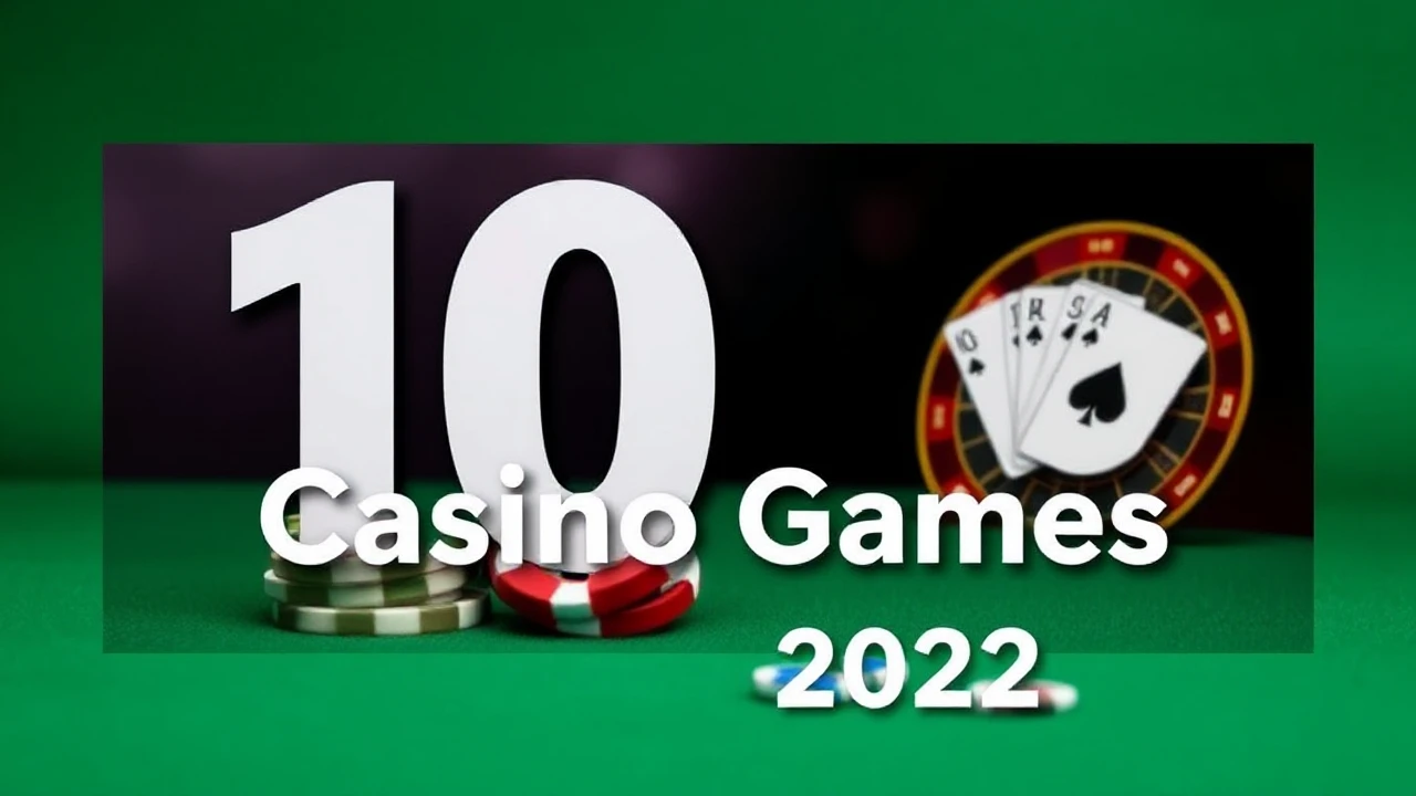 The Ultimate Guide of Must-try 10 Casino Games for the Year 2022