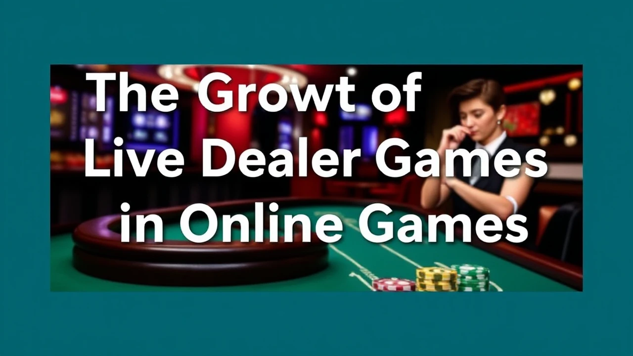 The Growth of Live Dealer Games in Online Casinos